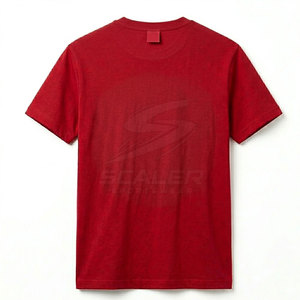 T-shirt en polyester/coton tricoté brodé, élégant et décontracté, doux, léger, respirant, séchage rapide, confortable pour l'été et les activités de plein air - Product Image 2