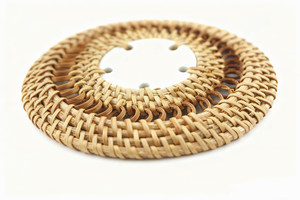 Sous-verres faits main en rotin tressé 3mm – Durables, écologiques, pour bureau, café, salle à manger, fêtes – Nouveau design - Product Image 6