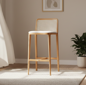 Nail Bar Chair with Scandinavian Design Durable & Eco-Friendly for Bar Cafe <b>Dining</b> Living Room Application - Product Image 4
