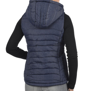 Nouveau gilet matelassé en duvet pour femme, col montant, fermeture éclair, coupe courte sans manches, design unique, style sweat à capuche printemps - Product Image 3