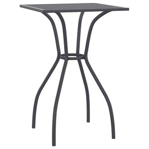 19.7แอนทราไซต์ "x 19.7" x 28.3 "โต๊ะเหล็กกลางแจ้งลาน - Product Image 2