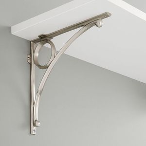 High Strength Metal <b>Shelf</b> <b>Bracket</b> Designed for Heavy Wooden <b>Shelf</b> Installation in Warehouse Garage Workshop Spaces - Product Image 2