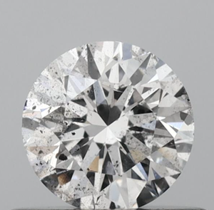 Aniva ND028 pour diamant rond brillant naturel certifié 0,51 ct I I1 pour la fabrication de bijoux fins - Product Image 1