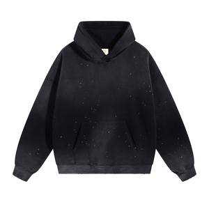 เสื้อฮู้ดดี้แพลตตินั่ม ผ้าคอตตอนหนานุ่ม ทรงโอเวอร์ไซส์ พิมพ์ลายพัฟ สตรีทแวร์ เสื้อฮู้ดดี้แบบสวมหัว รับผลิตเสื้อฮู้ดดี้แบบขายส่งและ OEM - Product Image 3