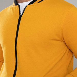 Veste de baseball courte personnalisée, style décontracté, avec lettrage brodé, veste varsity de haute qualité pour hommes - Product Image 5