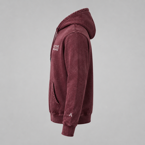 Sudadera con capucha de forro polar para hombre Active Squad, color liso, corte regular, diseño con bolsillos, para otoño, transpirable, precio al por mayor - Product Image 2