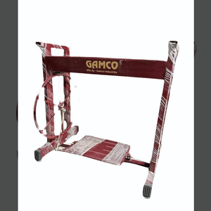 Fabricated Two Pipe Sewing Furniture Stand with Rigid Floor Base for Tailor <b>Worktables</b> and Convenient Treadle Installation - Product Image 3