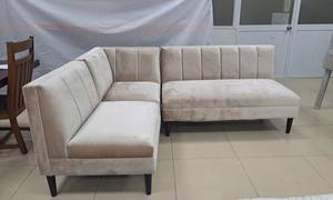 Sofá Cama en Forma de L con Funda Extraíble, Tela Lavable Ecológica, Asientos Reclinables, 6 Plazas, Espuma Suave para Apartamento, Dormitorio, Sala de Estar - Product Image 4