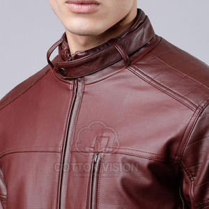 Chaqueta de Cuero Transpirable para Hombre, de Alta Calidad, en Oferta, con el Mejor Diseño, Ropa Masculina con Chaquetas Competitivas - Product Image 2