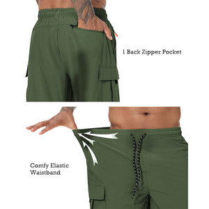 Ultra Lightweight Cargo Shorts For Men's Multi Pockets Ergonomic Fit Design Latest Style Trendy Casual High Street Summer Shorts - Product Image 4