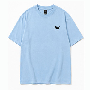 Camiseta de Algodón Extra Grande para Hombre, Color Azul Claro, Cuello Redondo, Logotipo Frontal, Estilo Casual de Verano, Fabricante de Alta Calidad - Product Image 3