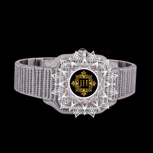 Reloj de Cuarzo con Diamantes Moissanite de Alta Demanda, Reloj de Moda Casual para Mujer, de Acero Inoxidable, para Uso Diario, Disponible para la Venta - Product Image 2