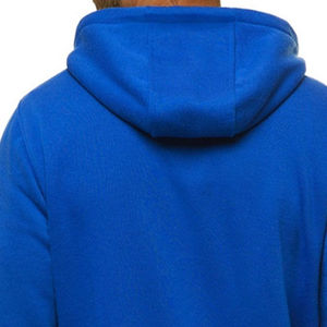 Sudadera con capucha completa para hombre, 100% algodón, duradera, personalizada, cómoda, deportiva, con cremallera frontal y logo, informal - Product Image 4