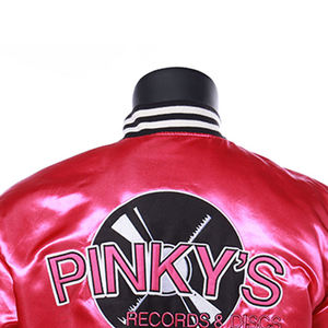 Customized Logo Design embriodry Men's Baseball Jackets High Quality satin Varsity Jackets with <b>button</b> windproof and waterproof - Product Image 6