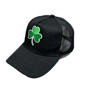 Casquette de baseball en coton respirante à 6 panneaux, légère et ajustable, avec trèfle brodé, idéale pour le sport, le cyclisme, la plage et les affaires - Product Image 2