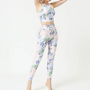 Pakistan Made Cheap Price High Quality <b>Women</b> Yoga <b>Set</b> Solid Plus Size Front Logo OEM Custom Service - Product Image 3