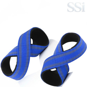 Sangles de musculation standard en forme de 8 pour l'entraînement en salle, bandes de maintien de poignet à forte adhérence pour les haltérophiles professionnels - Product Image 4