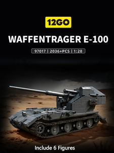 Waffentrager - Juego de Bloques de Construcción de Tanque Pesado Alemán E-100 de la Segunda Guerra Mundial, para Niños y Regalos - Product Image 6