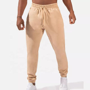 Men's Casual <b>Work</b> Trousers Sweatpants Lightweight Cotton Fleece <b>Jogger</b> Pants Breathable Stone Wash Custom Manufacturer Private - Product Image 1