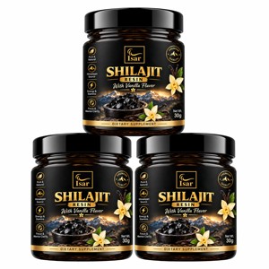Résine de Shilajit de l'Himalaya en gros, 30g, saveur vanille, offerte sous la marque privée pour produits bien-être - Product Image 1