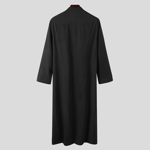 <b>Mens</b> Full Length Islamic Comfortable Soft Fabric Daily Prayer Clothing <b>Mens</b> Traditional Long Sleeve Juba - Product Image 2