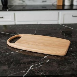 Timber Flip Wooden Board Rectangle Chopping Board With Handle Handmade Mango Wood <b>Kitchen</b> Cutting Block Set Combination Package - Product Image 6