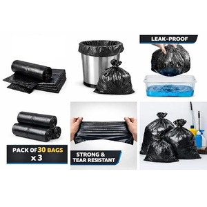 Lot de 3 sacs poubelles multi-usages pour la maison, le bureau, les déchets de jardin et les déchets hospitaliers, pour l'exportation mondiale depuis l'Inde - Product Image 6