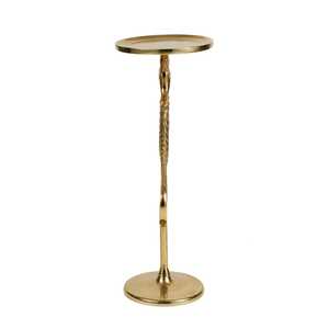 Exclusive Design Antique Seahorse Pedestal <b>Console</b> <b>Table</b> 56 Cm Height Coastal Living Room Furniture Handmade Stable Base - Product Image 4