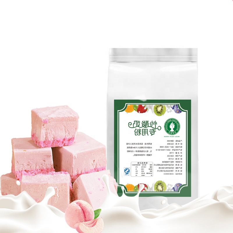 Top Quality Strawberry Stir Fried Yogurt Powder Ice Cream Style Dessert Mix For Yogurt Roll Use
