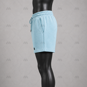 Custom Mens <b>Sweat</b> <b>Shorts</b> Cotton Fleece <b>Shorts</b> Drawstring Casual Streetwear <b>Shorts</b> OEM ODM Manufacturer - Product Image 4