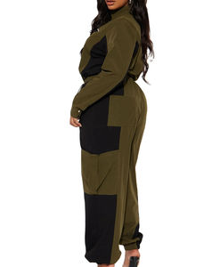 OEM Services Light <b>Weight</b> Casual Spring/Summer <b>Stand</b> Collar Women Windbreaker Set Best Selling Low Windbreaker Sets for Women - Product Image 2