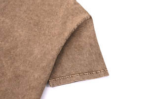 T-shirt oversize pour homme Hip Hop, ample, uni, délavé à l'acide, 250 g/m², logo personnalisé, t-shirts pour homme - Product Image 4