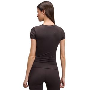 T-shirt décontracté en mélange de lin pour femme, manches courtes, respirant, léger, idéal pour l'été, toucher doux et naturel, haut de tous les jours, vente en gros - Product Image 2