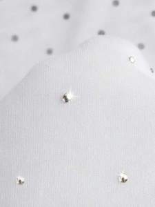 Sudadera con Capucha para Hombre, con Detalles de Pedrería Blanca, de Algodón Grueso y Felpa, Corte Holgado, Hombros Caídos, Estilo Urbano, Diseño Limpio - Product Image 4