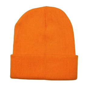 Gorro de Punto Acrílico Económico para Mujer, Gorros de Invierno para Mujer y Hombre, Gorro Unisex Suave y Cálido con Borde Plegado - Product Image 6