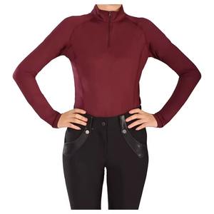 Camiseta de manga larga para equitación a bajo precio, camisetas ecuestres para espectáculos, camisetas ecuestres al por mayor, camisetas de equitación personalizadas de malla transpirable - Product Image 1