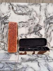 Estuche de Viaje de Cuero Resistente al Calor, Hecho a Mano, para Planchas de Pelo, Organizador Perfecto para Herramientas de Peluquería - Product Image 5