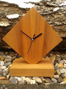 นาฬิกาแขวนผนังไม้ควอตซ์สไตล์วินเทจแบบเรียบง่าย ตกแต่งสไตล์อาร์ตเดโค ทำจากไม้เนื้อแข็งขนาดใหญ่ กันน้ำ เหมาะสำหรับห้องนั่งเล่น - Product Image 2