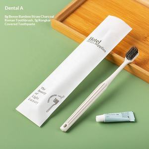 Kit <span class=keywords><strong>de</strong></span> Baño Desechable para Hotel <span class=keywords><strong>con</strong></span> Logotipo Impreso, Set Dental para Huéspedes, Artículos <span class=keywords><strong>de</strong></span> Aseo, <span class=keywords><strong>Cepillo</strong></span> <span class=keywords><strong>de</strong></span> <span class=keywords><strong>Dientes</strong></span> <span class=keywords><strong>de</strong></span> Bambú <span class=keywords><strong>con</strong></span> Cerdas Suaves - Product Image 3