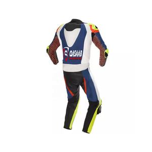 Moto course une pièce respirant Top vente cuir fait impressions personnalisées mode équitation hommes dernier Style Moto vélos costume - Product Image 6