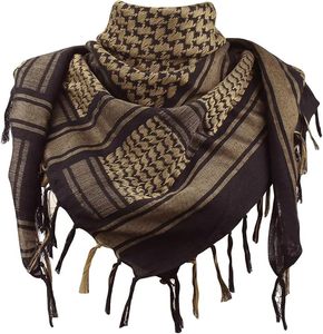 Pañuelo Shemagh Keffiyeh del Desierto de Fawn International, Ligero, de Algodón, para Hombre, para Exteriores, Protección contra Arena, Polvo, Viento y Emergencias - Product Image 1