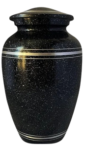 Urna Funeraria Clásica Color Pizarra Oscura, Urna de Metal para Cenizas de Adultos, Estilo Americano/Europeo - Product Image 6