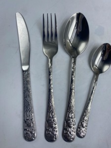 Stainless Steel Cutlery <b>Knife</b> <b>Fork</b> <b>Spoon</b> <b>Set</b> Western silver Cutlery <b>Set</b> Silverware Suitable for Wedding Event Gifts - Product Image 4