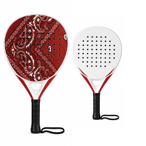 VIENNA INDUSTRY Premium – Grip en fibre de carbone léger et antidérapant, motif graphique imprimé personnalisé, forme goutte d'eau, rouge et blanc - Product Image 6
