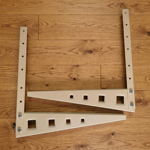 ELRC501 Aircon Spare Parts 5HP DIY Wall Bracket Heavy Duty <b>Metal</b> Support Bolted Assembly Powder Coated Steel Wall Brackets - Product Image 3