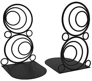 Professional Office Metal Bookends With Strong Steel Support For Heavy <b>Books</b> And Files Organizer - Product Image 5