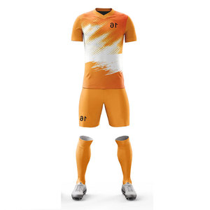 Pantalones Cortos de Jersey con Nuevo Diseño, Uniforme de Manga Corta Antibacterial y Transpirable para Adultos, Kits de Fabricante de Uniformes de Fútbol - Product Image 5