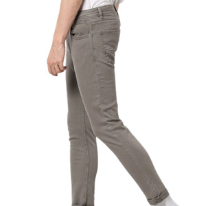 Jean ample vintage pour homme avec logo brodé personnalisé, coupe droite, poches, style streetwear, taille mi-haute, jambe large, décontracté - Product Image 4