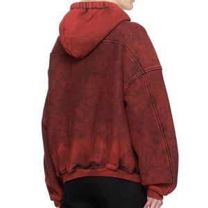 เสื้อฮู้ดดี้แบบฟอกสี ปี 2026 มีหลายสีให้เลือกสำหรับผู้หญิง รุ่นใหม่ล่าสุด วัสดุคุณภาพดีที่สุด เสื้อฮู้ดดี้แบบฟอกสีที่สามารถปรับแต่งได้ - Product Image 2