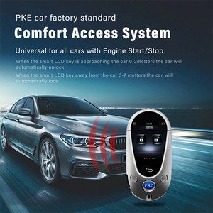 Pantalla LCD Universal modificada CF700FM Llave de coche inteligente Sistema de entrada sin llave Control remoto de coche Pantalla táctil con función Find My - Product Image 3